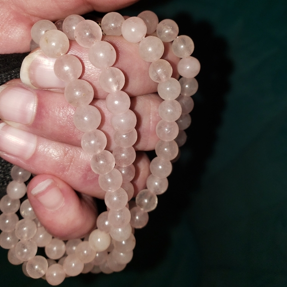 The Loving Healer Rose Quartz Mala - Picture 3 of 4